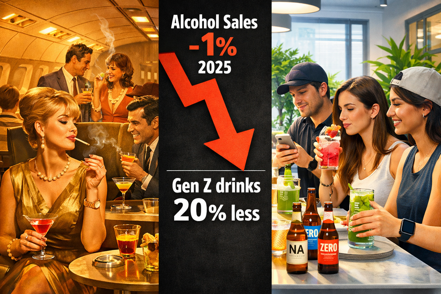 Alcohol Decline: Gen Z Ditching Booze?