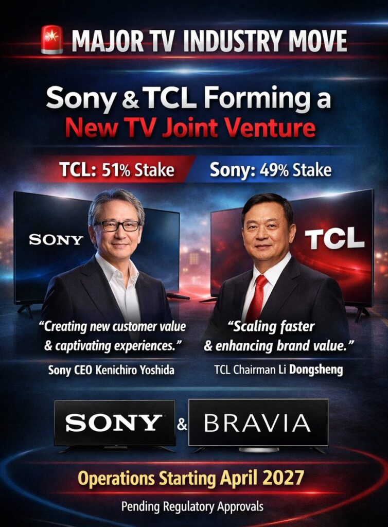 G_HPio7XEAAouFE-754x1024 Sony TCL Joint Venture: End of an Era for Iconic TVs