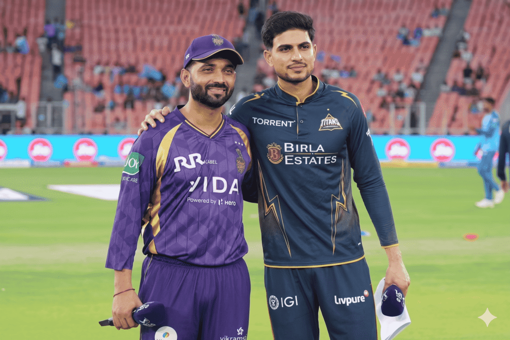 Gemini_Generated_Image_12b9ko12b9ko12b9-1024x682 GT vs KKR match 25: Gill Outshines Green in Ahmedabad Thriller!
