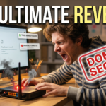 A funny graphic showing a broken router causing the massive Airtel Black domain fail.