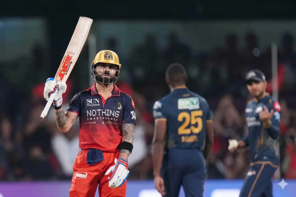 Gemini_Generated_Image_y2clo0y2clo0y2cl-1024x682 RCB vs GT Match 34: Kohli's 81 Ruins Sudharsan's Ton